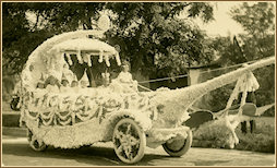 1915 Float pulled by butterflies